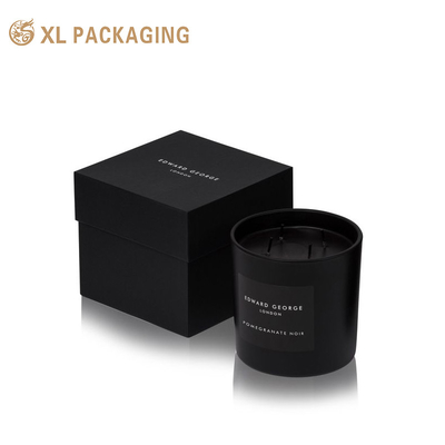 XL Packaging Custom Packaging Box Factory Custom Kraft Candle Packaging Box With Lid And Base Rigid Gift Candle Boxes With Paper Tray