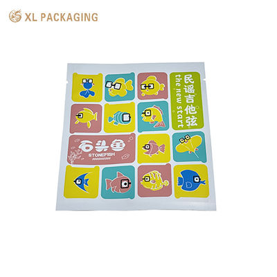 Wholesale Food Grade Zip Mylar Bag with Custom Stickers and Moisture Proof Stand-Up Pouch