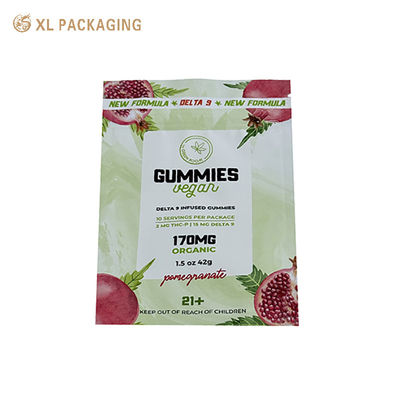 Smell Proof Custom Paper Sticker Resealable Ziplock 1g 3.5g 4g Mylar Bags