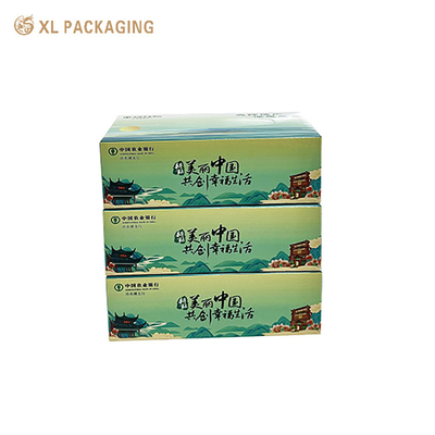 Customized 100% Virgin Wood Pulp Soft Packed Paper Facial Tissue Strong Water Absorption For Hotel