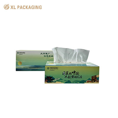 Customizable Virgin Wood Pulp Facial Tissue Box with Strong Water Absorption for Hotels and Corporate Gifts