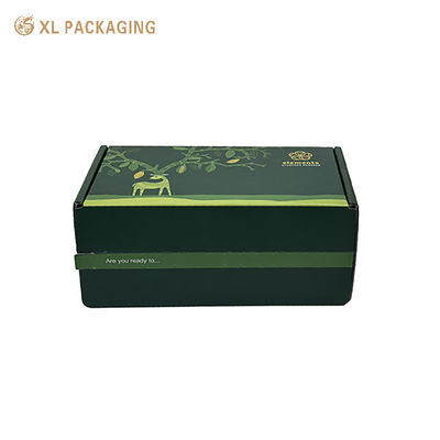 Flat Pack Chocolate Mailer Box | One Piece Easy Assembly Corrugated Box with Perforated Tear Strip For Food Gift