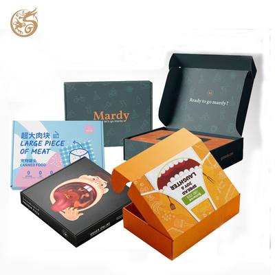 Eco-Friendly Custom Kraft Corrugated Inner Boxes Reinforced Clothing/Tea Gift Mailer With Shockproof Lining Custom Print Easy Fold Design Shipping Packaging For Retail Gifting