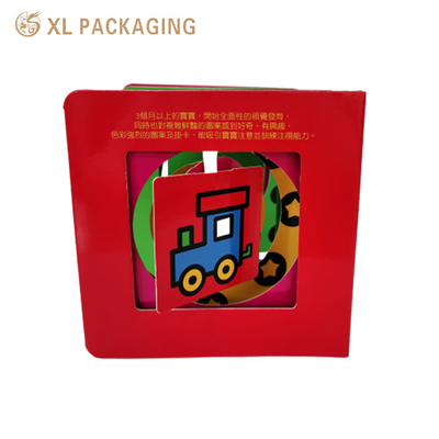 XL Packaging Custom Book Printing Custom Size Baby Crinkle Book with Rustling Material and Texture Paper