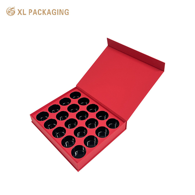 Magnetic Foldable Honey Jar Gift Box Paper Cardboard Packaging With Gold Foil Lamination Rigid Structure Velvet Lining Luxury Packaging For Honey Jams & Gourmet Gifts