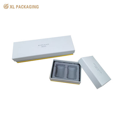 Custom Cosmetic Cream Jar Packaging Box with Flock PVC Insert