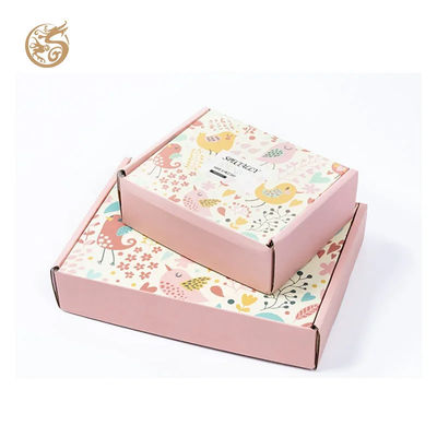 Custom Matte Laminated Mailer Boxes Full Color Print Your Own Design White Interior Gift Packaging Box For Clothing