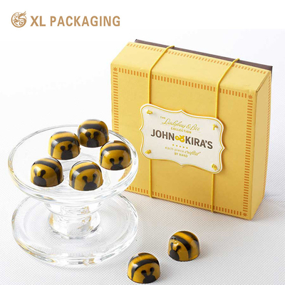Wholesale Custom Chocolate Boxes Luxury Cardboard Packaging With Embossed Logo Anti-Tarnish Paper Easy Open Design Protect Chocolate Freshness Elevate Unboxing For Retail Gift