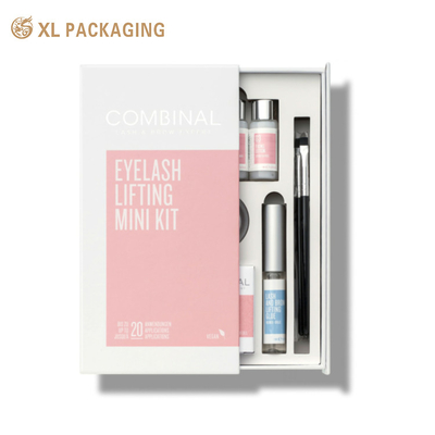 Custom Print Luxury Custom Cosmetic Box Gold Foil Stamping, Velvet Lining Magnetic Closure Premium Packaging for Serums Makeup & High-End Beauty Brands
