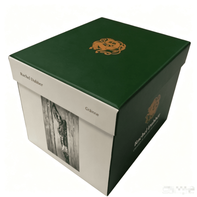 Custom Printed Paper Lid Base Box Tea Cup Tea Bag Candle Gift Packaging