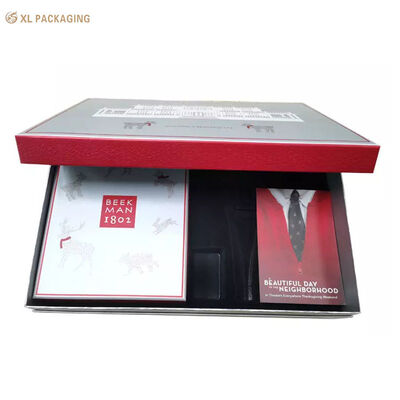 Rectangle Shape Lid Base Box Custom Texture Paper Gift Packaging For Chocolate Cookie Cosmetic Set
