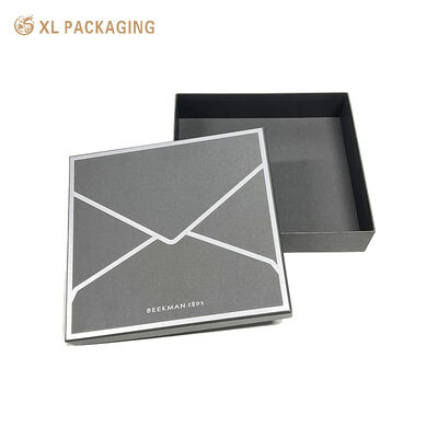 Envelope Shape Skincare Gift Box Flocking Tray For Perfume Sample Packaging